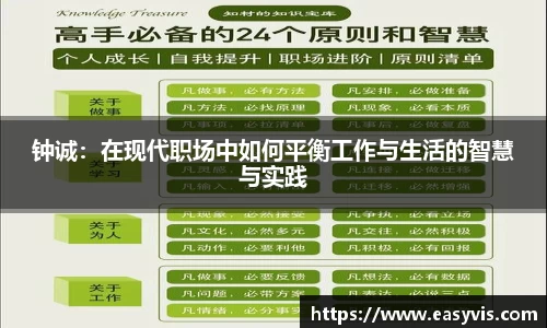 钟诚：在现代职场中如何平衡工作与生活的智慧与实践